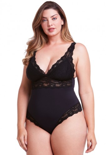 Body Com Bojo Removível em Renda Self