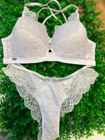 Conjunto Branco Cruzado