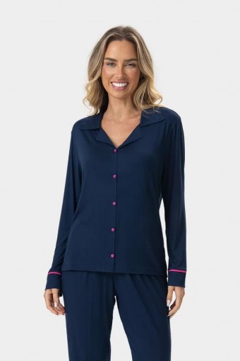 Pijama Feminino Adulto Americano Viscolycra