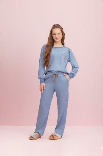 Pijama Adulto Manga Longa Playlist