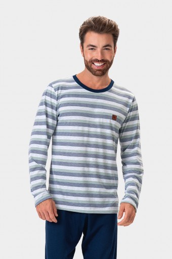 Pijama Masculino Listrado