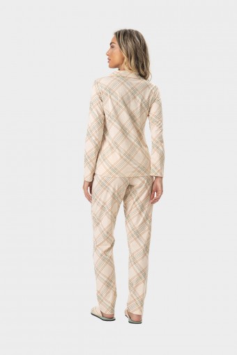 Pijama Feminino Adulto Americano Xadrez