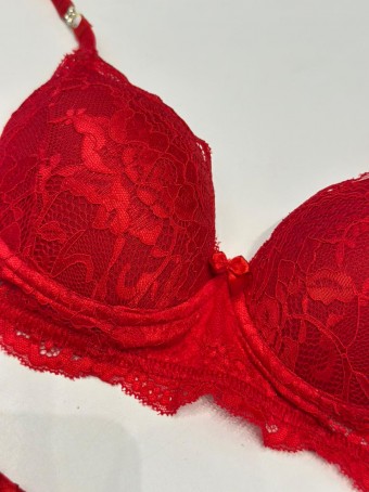 Conjunto Dama De Vermelho
