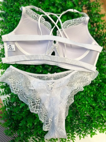 Conjunto Branco Cruzado