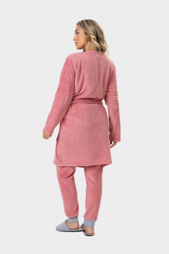 Roupão Feminino Adulto Fleece Night 