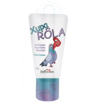 Xupa Rola Gel Beijável Para Virilha Masculina Masculina 15g Linha Xups Brasileirinhos Hot Flowers