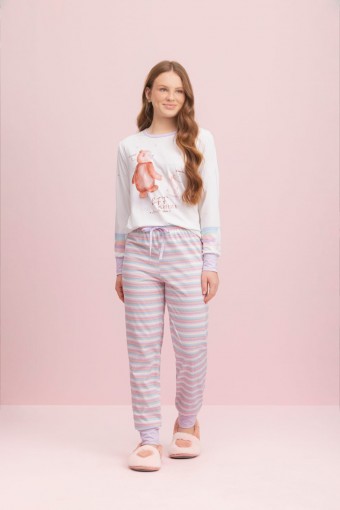 Pijama Urso Baunilha