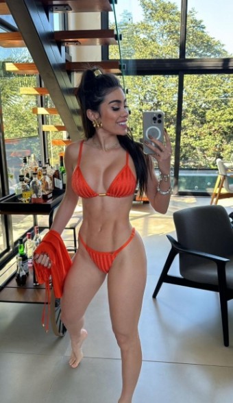 BIQUÍNI ANITTA LOTUS LARANJA