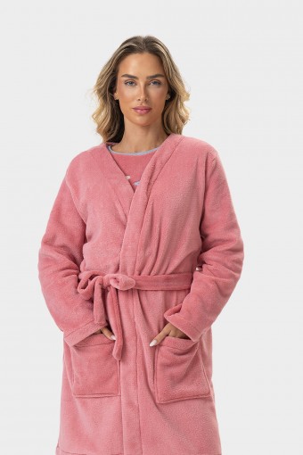 Roupão Feminino Adulto Fleece Night 