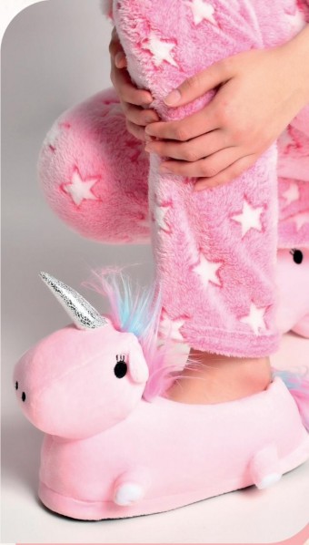 Pantufa unicórnio 