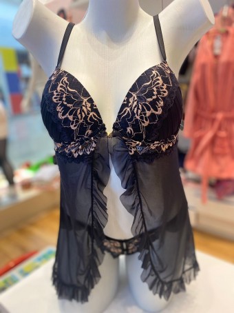 camisola bordada flores 