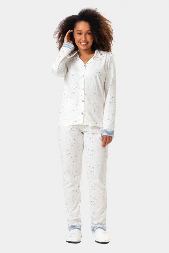 Pijama Feminino Adulto Americano Longo Bear 