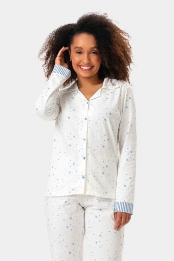 Pijama Feminino Adulto Americano Longo Bear 