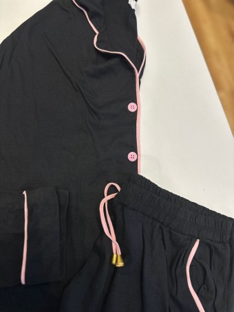 Pijama Americano Preto