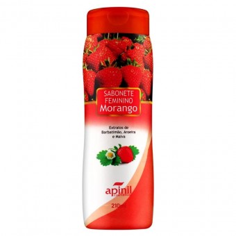 Sabonete Íntimo Apinil de Morango
