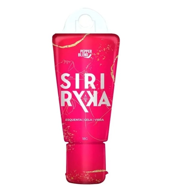 Siri Ryka Gel Comestível Esquenta, Gela e Vibra 18g Pepper Blend