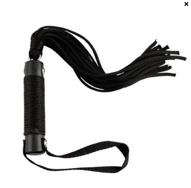 Chicote Tiras 30cm de Nylon Linha Sado Êxtase