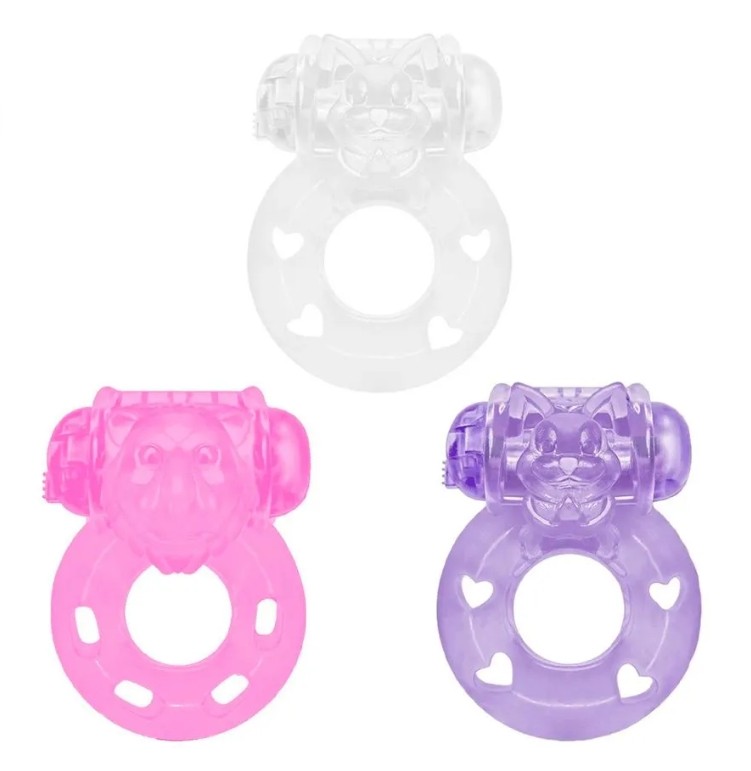 Anel Peniano com Vibrador Estimulador Vip Mix