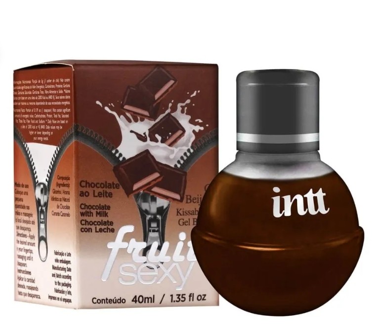 Fruit Sexy Gel Beijável Sabor Chocolate 40ml Intt