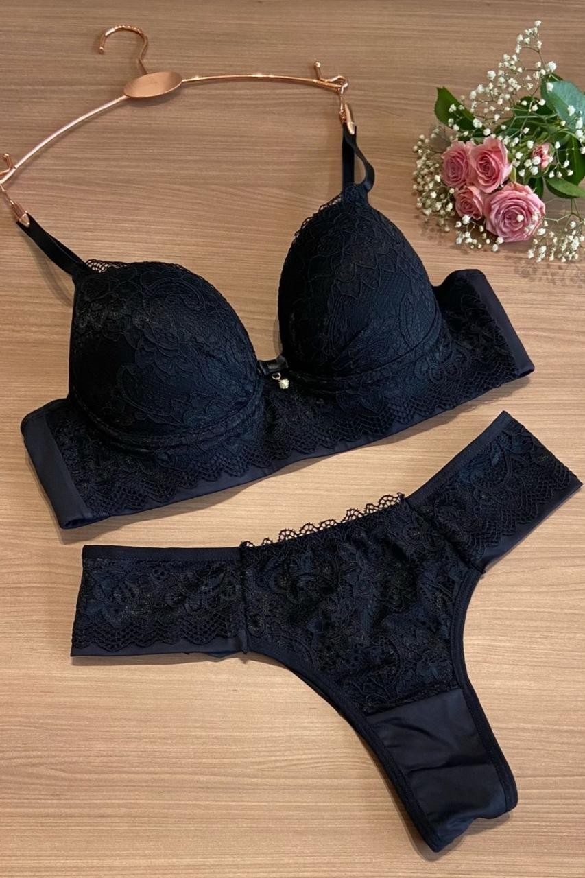 Conjunto confort  Preto