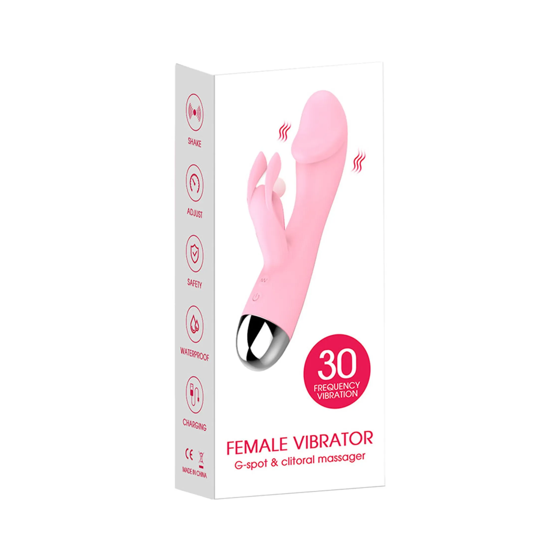 Vibrador Rabbit Ponto G com 30 Modos de Vibração Vip Mix 