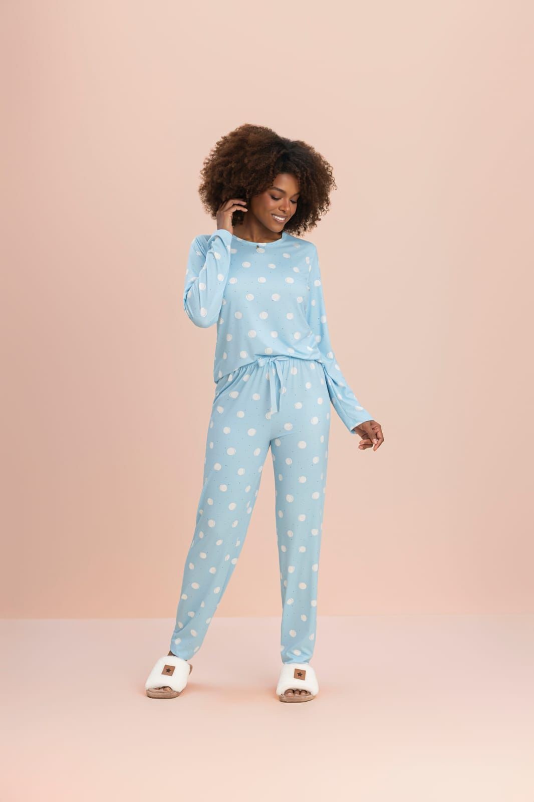 319 Pijama Azul poá