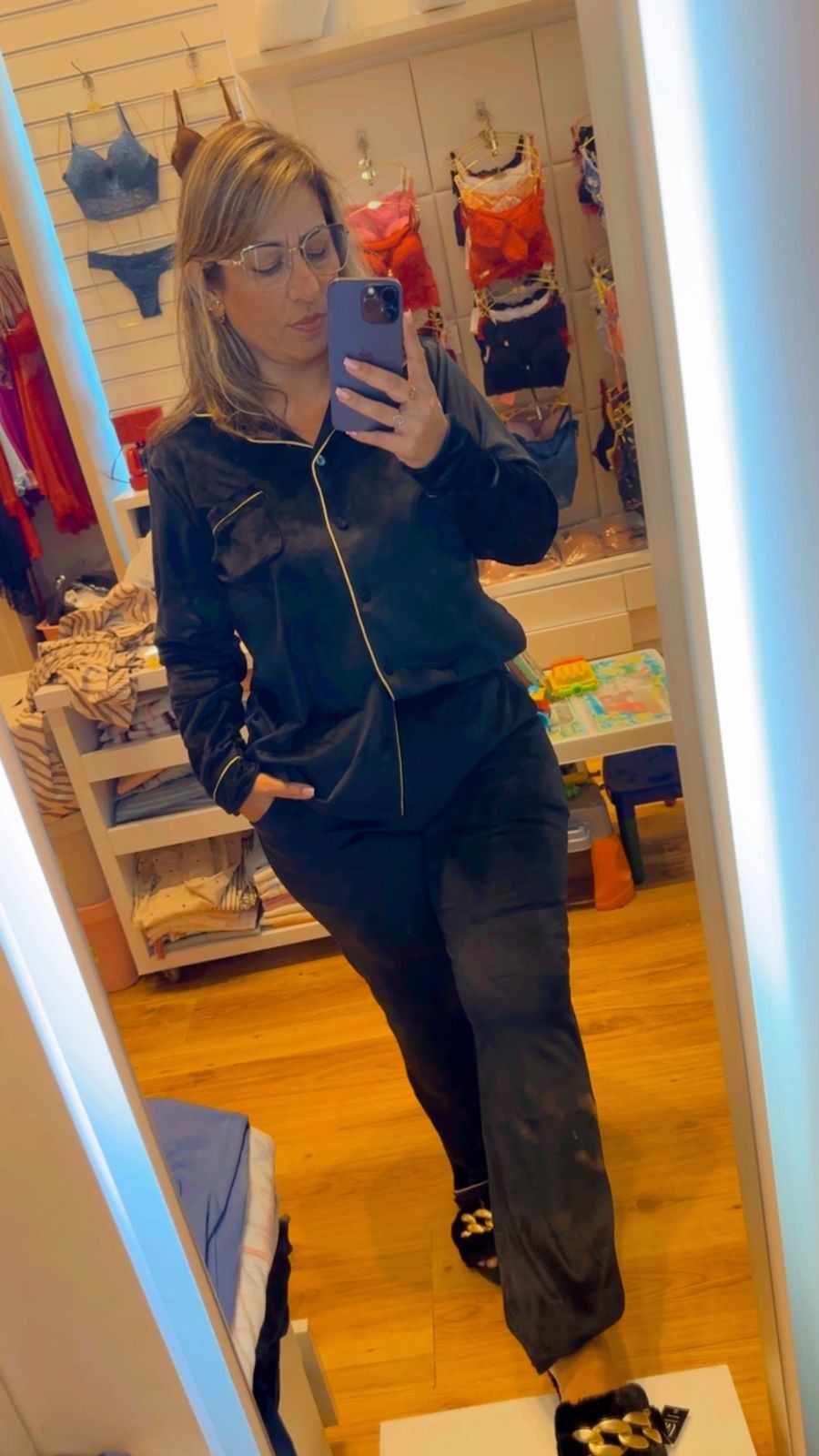 2000 Pijama Plush Preto