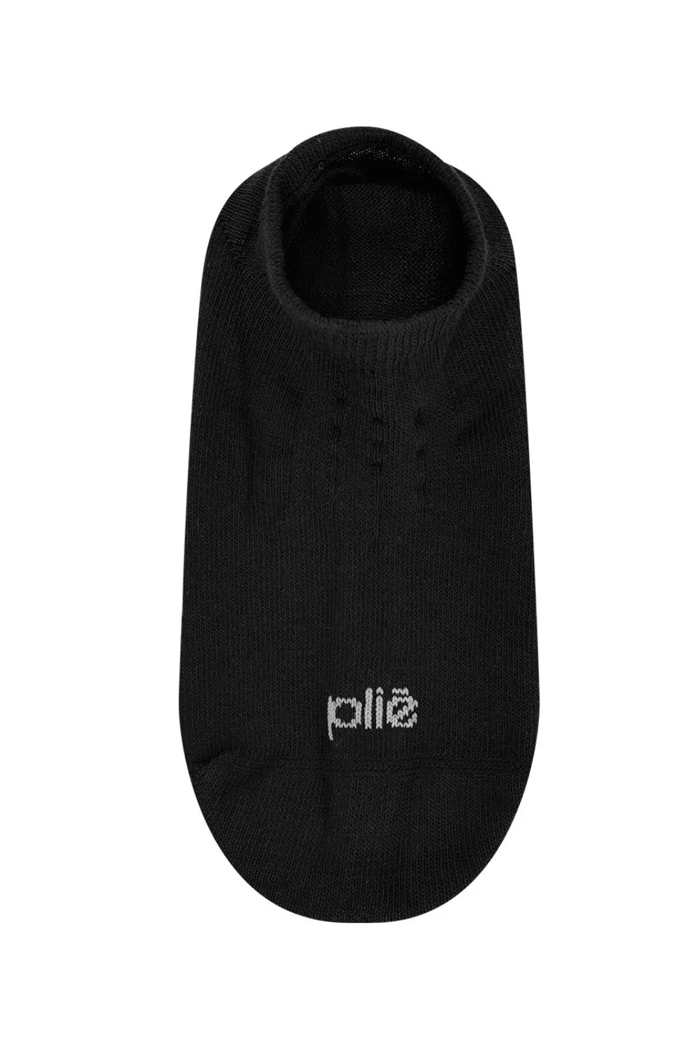 090112 Kit 3 Pares Meia Invisível Preto